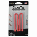 Sada káblov Nite Ize Gear Tie Original 6, gumená červená, 2 kusy