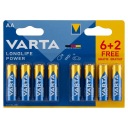 VÝKONNÁ BATÉRIA LR06 AA VARTA LONGLIFE POWER 8 ks