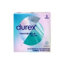 Kondómy Durex Invisible Slim, 3 kusy