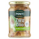 Artičoky v marináde s korením a citrónom Bez pridaného oleja PONTI 300g