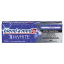 Blend-a-med 3D White With charcoal Zubná pasta s čiernym uhlím 75 ml