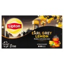 LIPTON EARL GREY LEMON express čierny čaj s citrónovou príchuťou 50T