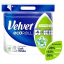MÄKKÝ TOALETNÝ PAPIER VELVET ECOROLL 4 KS