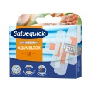 Salvequick Aqua Block náplasti s obväzom 16 ks.