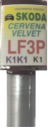 SKODA LF3P K1K1 ČERVENÝ ZAMATOVÝ NÁTER ŠKRABANINY