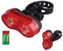 VÝKONNÉ ZADNÉ SVETLO X-LIGHT 2 X LED 0,5W (151R) BICYKEL