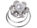 M61 Vlasový klinček ZIRCONIA Flower COMUNION Wedding