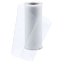 BIELY TYL NA SVADOBNÉ DEKORÁCIE na rolke 15cm 9m