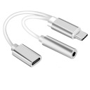 Adaptér USB-C na Mini Jack 3,5 mm + napájanie USB-C