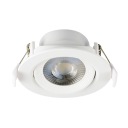 STROPNÝ ZÁMEK HALOGÉNOVÝ VODEODOLNÝ SKLÁPACÍ okrúhly NEUTR 7W IP44 230V