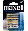 Maxell AA R6 R06 alkalické batérie 4 ks