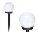 ZÁHRADNÁ SOLARNÁ LAMPA biela LED solárna GUĽA 10