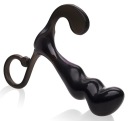 Masážny prístroj na prostatu a perineum, pevná zátka s rukoväťou