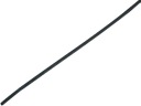 Teplom zmršťovacia trubica, dĺžka 1 m, priemer 1,2 mm, čierna