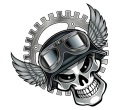 LEBKA LEBKA LEBENÉ OKULIARE NA MOTOCYKLE UV NÁLEPKA