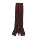 YKK plastový zips 20cm na bordové nohavice 864