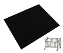 Jersey kolíska list 40x90 čierna OLKA
