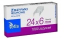 Kancelárske sponky 24/6 1000 kusov TETIS GZ101-A