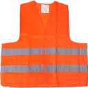 Oranžová XL reflexná cestná vesta