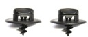 2x SKODA ROOMSTER SUPERB CARPET STOP CAP