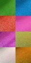 B-5 fluorescenčný trblietavý papier v zošite