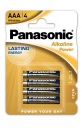 BATÉRIE Panasonic Alkaline Power AAA LR03APB 4 KS