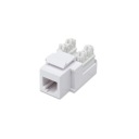 Keystone modul RJ11/RJ12 biely