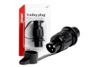 AMiO PLUG Elektrická zástrčka 3 PIN 3-kolíkový konektor AMIO-03213