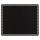 čierny základný košík dno 31x37cm HDF obdĺžnik