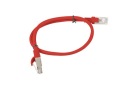 Patchcord U/UTP 5e Lanberg 0,5 m červený