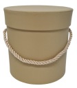 Kvetinový box, box na kvety, priemer 12 cm, šampanské