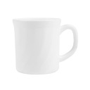 Hrnček s uškom, biely Arcopal Opal, žiaruvzdorné sklo, 280 ml