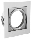 VILA stropné bodové svietidlo, sklopné, štvorcové. inox