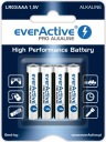 4 ks. everActive PRO AAA LR03 alkalické batérie