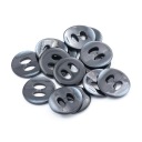 Gombíky 28mm dva otvory 10ks čierne