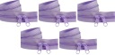 Špirálový zips 5 mm zips SVETLO FIALOVÝ 5 metrov + 10 zipsov
