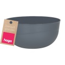 PLASTOVÁ KUCHYŇSKÁ MISKA NA JEDLO, NEROBNÁ, 0,7L, 14CM C, ŠEDÁ