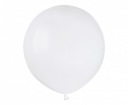 Latexový balón, pastelovo biela guľa, veľký, 48 cm