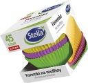 STELLA FAREBNÉ MUFÍNY KRABIČKA 45 ks
