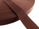 Nosná páska 25 mm, polypropylén, tmavo hnedá, hnedá