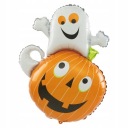 Detské halloweenske dekorácie z balóna tekvica Ghost