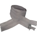 KRYTÝ Zips, NEODDELITEĽNÁ SIEŤKA #3 50cm ŠEDÁ