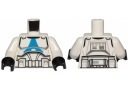 Lego New Star Wars Clone Trooper Blue 501st Legion Torso 973pb3972c01