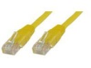 MicroConnect U/UTP CAT5e 1M žlté PVC