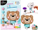 3D figúrka maľovať číslami BEAR Kidea (F3DMNMKA)