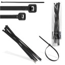 10x sťahovacie pásky Káblové pásky Zipsy 8,8 x 450 mm Silné UV sťahovacie pásky