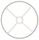 Rám pre tienidlo lampy 20cm, košík, kruh E27