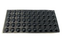 Tlmič nárazov silikónový 8 x 2,5 mm čierny