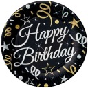 HAPPY BIRTHDAY PAPIEROVÉ TANIERE čierne narodeniny
