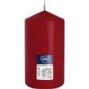 BISPOL Aura 66H valcová sviečka 15CM SW80/150 BURGUNDY